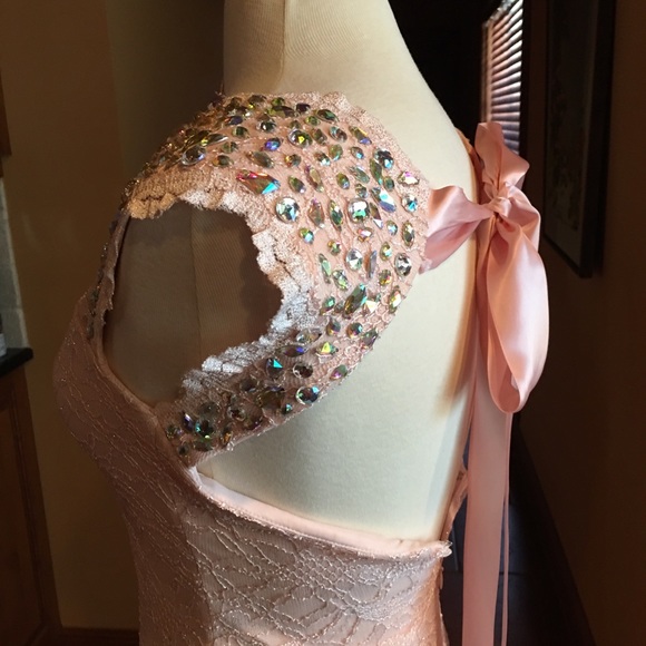 Beautiful Blush Prom Pageant dress - Picture 5 of 8